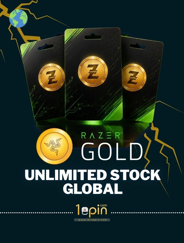 Razer Gold USD GLOBAL limitsiz STOK apiden teslim Razer Gold USD GLOBAL limitsiz STOK apiden teslim